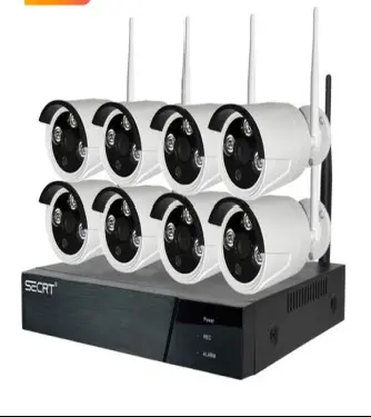 Security monitoring wireless wifi camera set 8-channel wireless NVR set hard drive video recorder network camera
