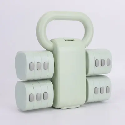 Adjustable dumbbell set for women, 5 kg, removable - 10