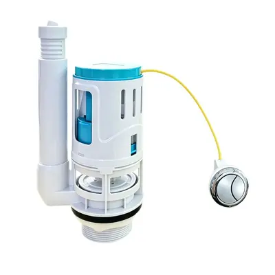 2-Inch Split Button Toilet Drain Valve, Dual-Flush, European Standard