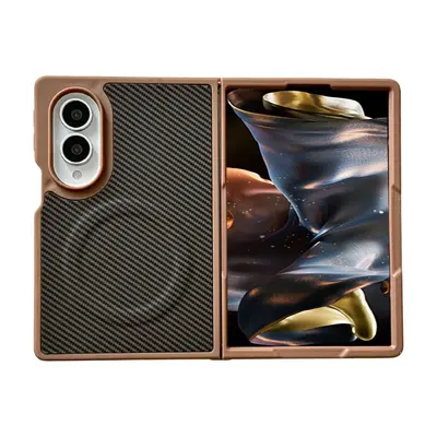 Carbon fiber magnetic case for Samsung Galaxy Z Flip 8/7/6 and Z Fold 8 Ultra - 7