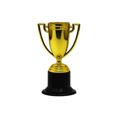 Children's Plastic Trophy, Small Gold Medal Award - 7