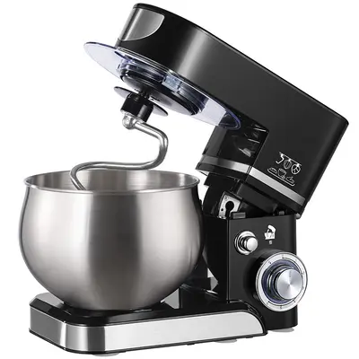 Multi-function stand mixer with dough kneader and egg beater