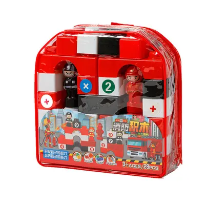 56 pieces large particle building blocks storage box assembled plastic building blocks children's toys drop shipping