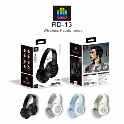 Yeni Model RD-13 Başüstü Bluetooth Kulaklık Yüksek Ses Kalitesi Ultra Uzun Pil Ömrü Gaming Gürültü Azaltma Üretici Toptan Satış Bayilik