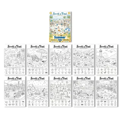 Malposter-Set und Stressabbau-Malbuch - 9