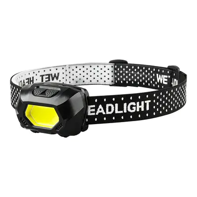 Flood Headlamp Long Battery Life Strong Light COB Red Light Super Bright Replaceable Battery Outdoor Head-Mounted Work Light USB Rechargeable