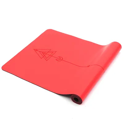 PU Natural Rubber Yoga Mat, Double-Sided Non-Slip, Thick and Wide - 10