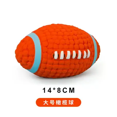 Dog Toy Ball, Bite-Resistant, Squeaky, for Large Dogs - 12