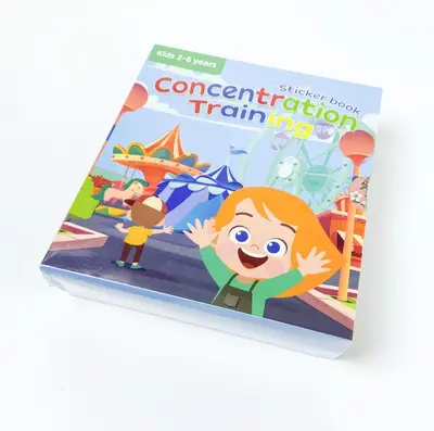 20-Book Sticker Book Set for Concentration and Early Learning, Children's Activity Books - 8