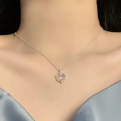 Lotus and Butterfly Chinese Style Necklace