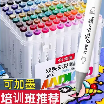 Zhangwo 509 çift başlı marker seti, anime renkleri - 2