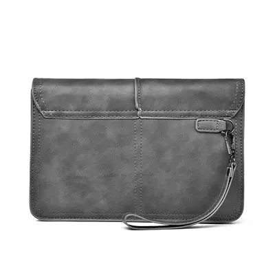 Men's PU Wristlet Clutch Bag, Large Capacity, Korean Style - 3