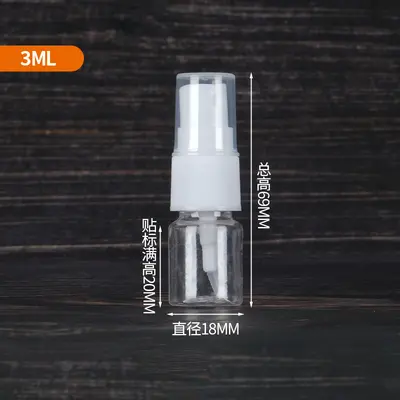 Wholesale In Stock 30ml 50ml 100ml Clear Plastic Spray Bottles Alcohol Perfume Press Spray Refill Bottles - 7