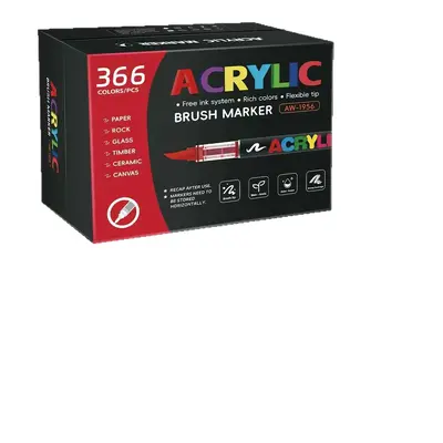 240-color acrylic marker set, soft tip