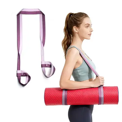 Two-Color Yoga Mat Strap, Binding Strap for Yoga Mats and Blankets - 7