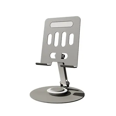 Metal telefon standı 360° dönerli, katlanabilir, taşınabilir - 7