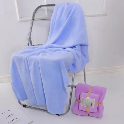 Verdicktes Bade-Handtuch-Set Korallenfleece Mutter-Kind