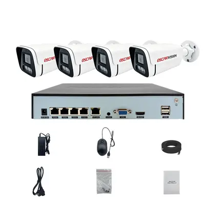 POE Überwachungskamera-Set HD wasserdicht Innen- und Außenbereich - 7