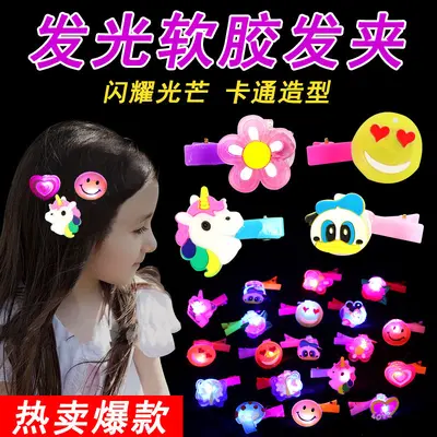 LED-Leuchten-Bobo-Ball-Haarspange, Cartoon-Design - 8