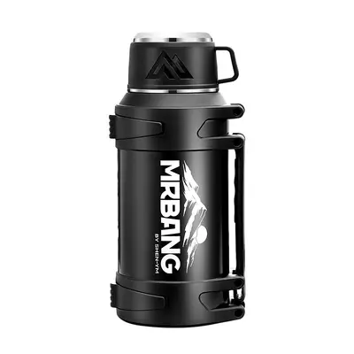316 Stainless Steel Vacuum Flask, Large Capacity Travel Bottle - 6