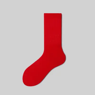 Küçük parti boyutlarında logo desenli özel çoraplar, ısmarlama spor çorapları, jakarlı nakışlı kısa çoraplar, ter emici pamuklu çoraplar, OEM markalama. - 9