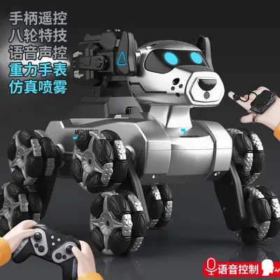 8-Wheel Stunt Robot Dog RC Car with Camera and Gesture Sensing - 10