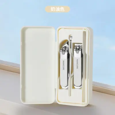 8-piece nail care and pedicure tool set with case - 8