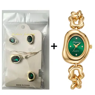5-teiliges Damen-Quarzuhr-Set mit Armband - 10