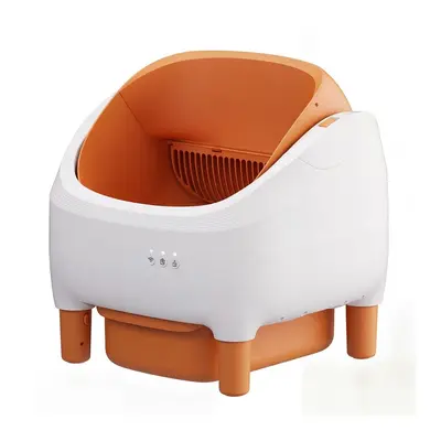 Smart Fully Automatic Open Cat Litter Box, Electric, for Large Cats - 11