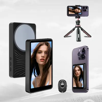 Phone Selfie Screen Projector for Live Streaming Rearview Mirror Display - 9
