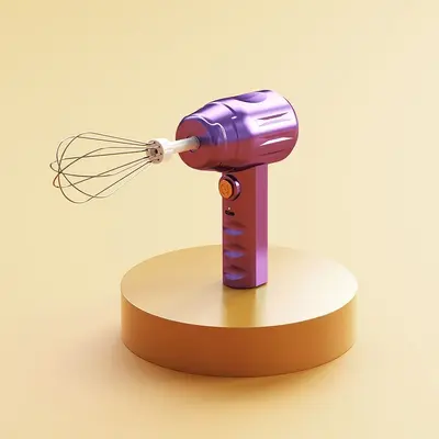 Electric hand mixer, mini, automatic, cream and cake mixer - 7