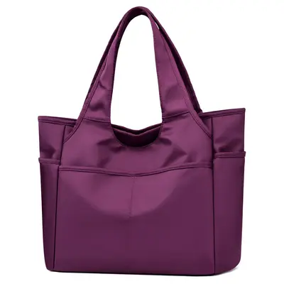Large-Capacity Oxford Cloth Women's Shoulder Bag with Multiple Pockets - 3
