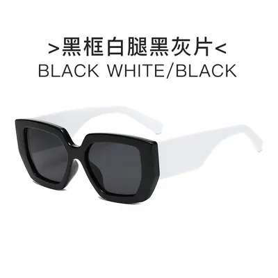 Polygon Retro Square Frame Sunglasses for Men and Women - 7