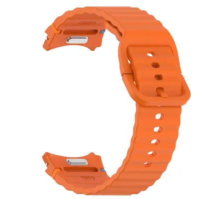 Silicone Watch Strap with Wave Stitch for Samsung Galaxy Watch7 - 4