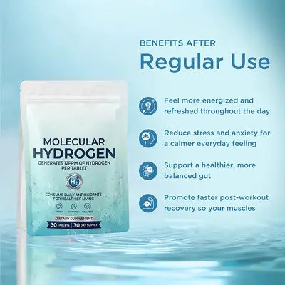 分子氢泡腾片 Molecular Hydrogen 身体补充剂氢水片