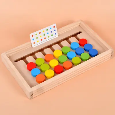 Montessori öğretim malzemeleri, 2-6 yaş, mantıksal düşünme oyuncakları - 4