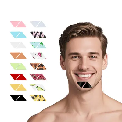 Bamboo Charcoal Blackhead Removal Nose Strips, Deep Cleansing, Unisex - 13