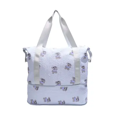 Large capacity travel bag, expandable, wet and dry separation - 10