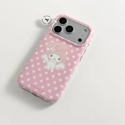 Polka-Dot Hasen Handyhülle für iPhone 16 und 17