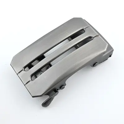 Herrenwebstoff-Nylongürtel Großhandel einfaches Design ohne Markierung federangetriebener automatischer Verschluss Online-Shop Geschenkgürtel - 12