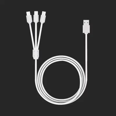 Süper hızlı şarj kablosu 120W Apple/Type-c/Android üçü bir arada şarj kablosuna uygun bir ila üç 6A veri kablosu - 9