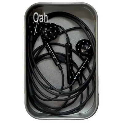 Star Pattern Wired Earphones for Android, Korean Style Polka Dot