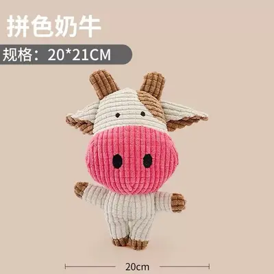 Ses çıkaran köpek peluş oyuncağı, ısırmaya dayanıklı - 9