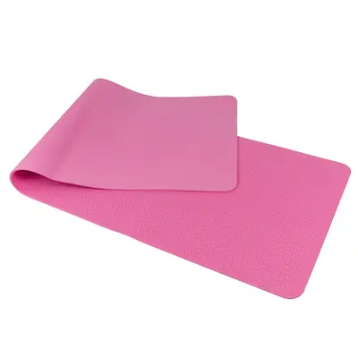 6 mm Solid Color TPE Yoga Mat for Beginners - 5