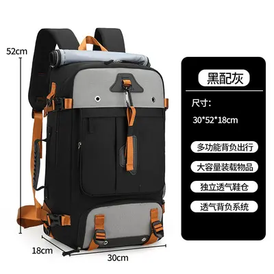 New super large capacity male outdoor expandable travel cabin size backpack travel large luggage bag - 10