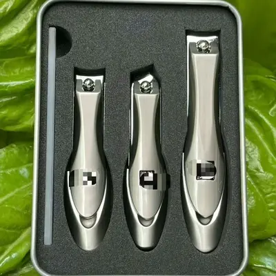 Engraved nail clipper set, imported, large size