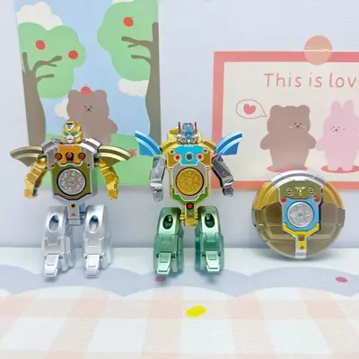 Robot Dönüşebilen El Dönerli Fidget Spinner, Çocuk Stres Atma Oyuncağı - 4