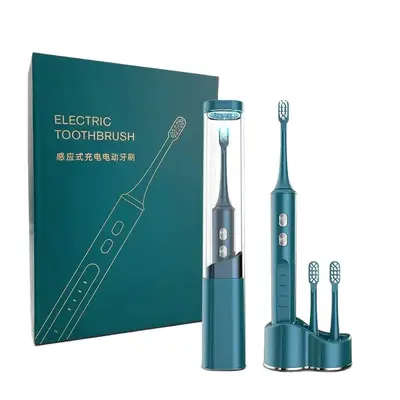 Wireless Charging Adult Electric Toothbrush with Soft Bristles, Waterproof - 6