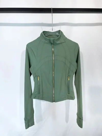 Women's Short Stand-Collar Slim-Fit Yoga Sports Jacket - 13