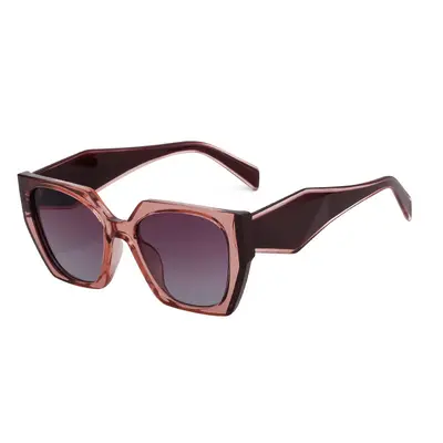 Damen-Sonnenbrille 2026 im Cat-Eye-Stil, Vollrand, breite Bügel - 11